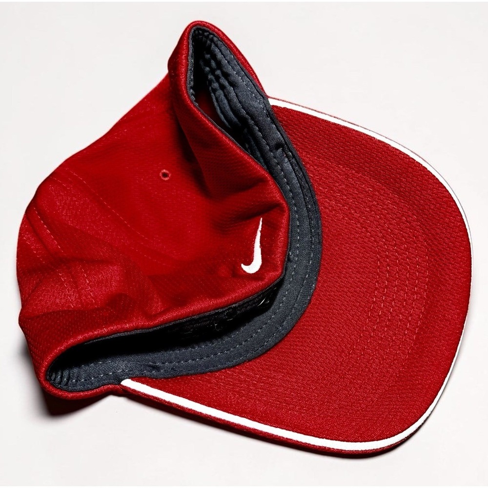 Nike Golf Jaguar Red Adjustable Hat Cap Jaguar Logo Adult Unisex - Picture 3 of 6